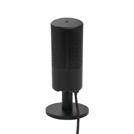 JBL Quantum Stream - Black - Dual pattern premium USB microphone for streaming, recording and gaming - Back